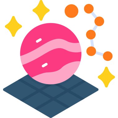 Tatlı tatlı ikonu düz stil