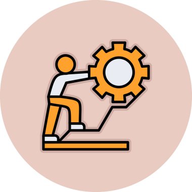 Vitesli bir adamın vektör çizimi