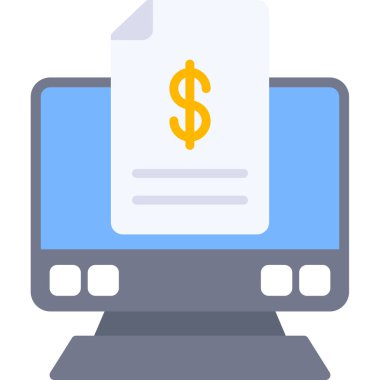 para çevrimiçi simgesi, vektör illüstrasyonu