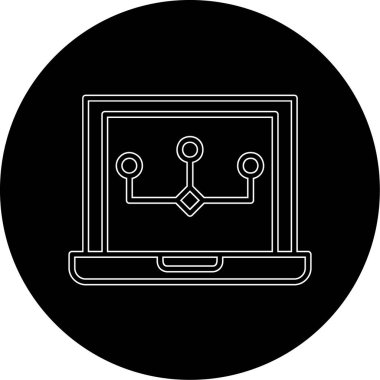 seo modern simgesinin vektör illüstrasyonu