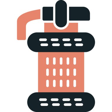 Elektrik karıştırıcı simgesi. Web için mutfak karıştırıcı vektör simgesinin taslağı