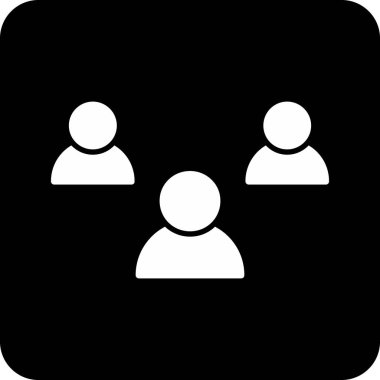 İnsan simgesinin vektör illüstrasyonu