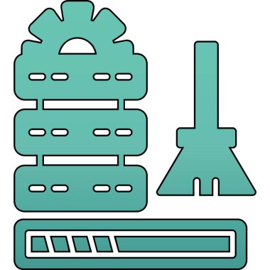 Yapı simgesinin vektör illüstrasyonu