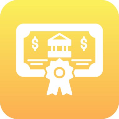 Banka Vektörü Simgesi Tasarım İllüstrasyonu