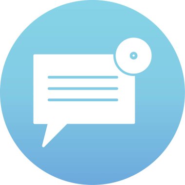 ileti ikonu vektör illüstrasyonu