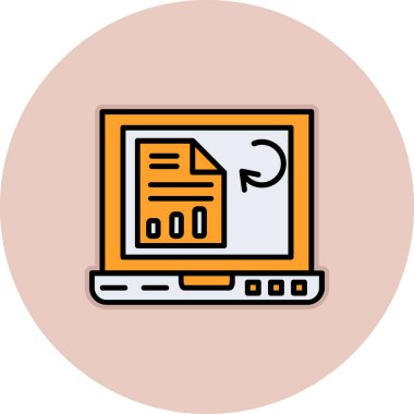 Web renk simgesi. Vektör çizim