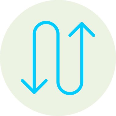 ok simgesi vektör illüstrasyonu