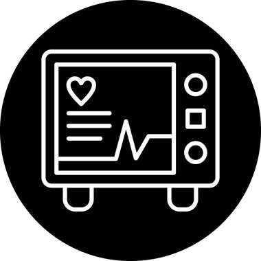 modaya uygun biçimde izole edilmiş tıbbi simge