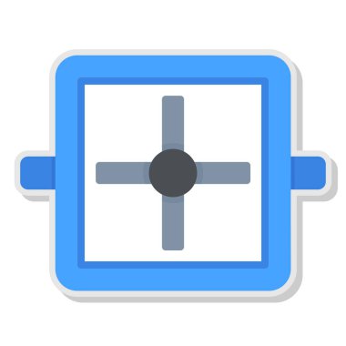 çapraz simge vektör illüstrasyonu