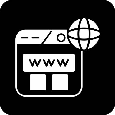 internet web vektör illüstrasyonu