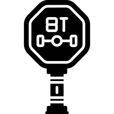 Modern b 'nin vektör illüstrasyonu eksik simgesi