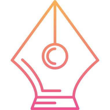 ödül kupasının modern simgesi, vektör illüstrasyonu