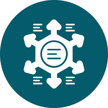 seo modern simgesinin vektör illüstrasyonu