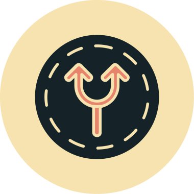 Bir burç simgesinin vektör çizimi