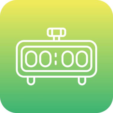 Takvim simgesinin vektör illüstrasyonu