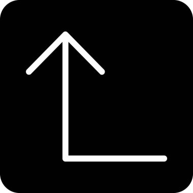 ok yönü konum simgesi ana hat biçiminde