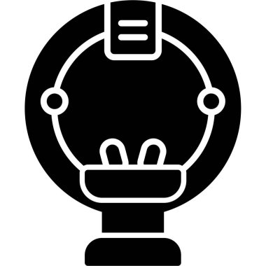 robot ikon vektör illüstrasyonu