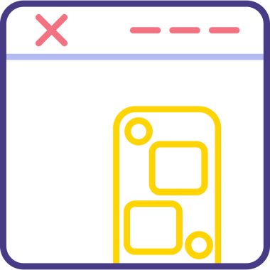 Modern b 'nin vektör illüstrasyonu eksik simgesi