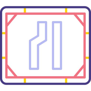 Modern eğitim ikonunun vektör illüstrasyonu