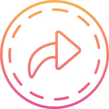 Müzik çalar. Web simgesi vektör illüstrasyonu