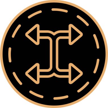 Oklar. Web simgesi basit illüstrasyon