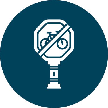 Benzersiz yol bisikleti vektör çizgisi simgesi