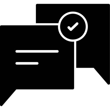 vektör onay işareti simgesi