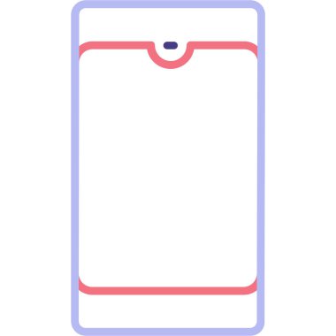 Akıllı telefon simgesi. Basit resimleme