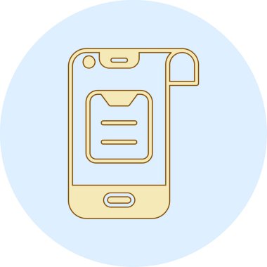 telefon simgesi, vektör illüstrasyonu