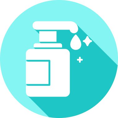 Tıp şişe simgesi. vektör çizim