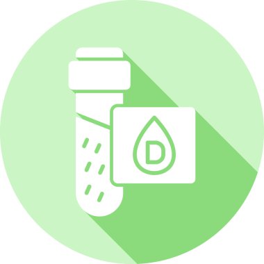 Bir şişe simgesinin vektör illüstrasyonu