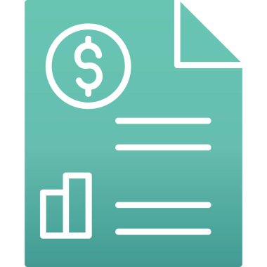 finansal vektör simgesi