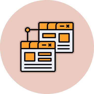 seo modern simgesinin vektör illüstrasyonu