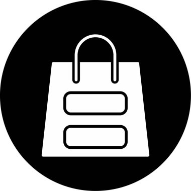 çanta simgesi vektör illüstrasyonu