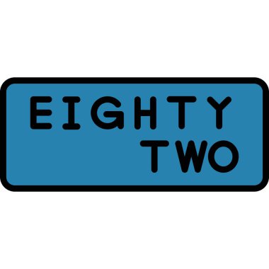 Oyun için iki numara, vektör illüstrasyonu