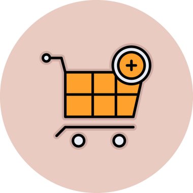 Alışveriş arabası. Basit tasarım