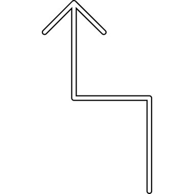 Ok simgesi, anahat stili