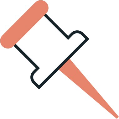 Tek bir simgenin vektör illüstrasyonu