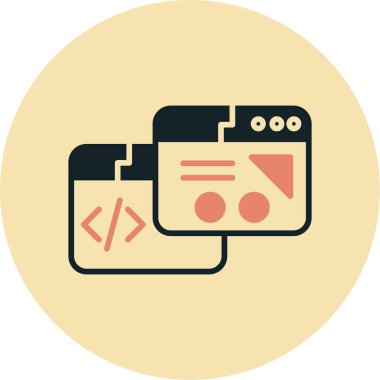 Modern dizüstü bilgisayar simgesinin vektör illüstrasyonu