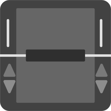 Kamera. Web simgesi basit illüstrasyon