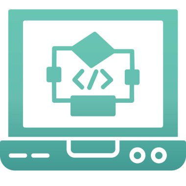 Web sitesi, vektör illüstrasyonu için web simgesi