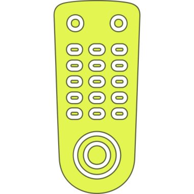 Uzaktan denetimin vektör illüstrasyonu