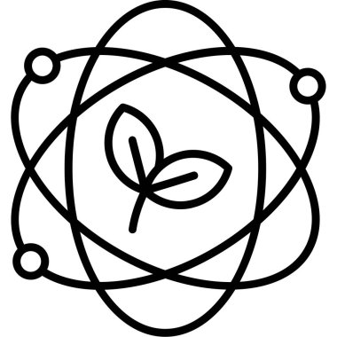 atom. Web simgesi basit tasarım