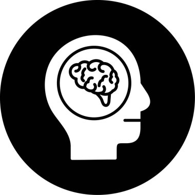 Projeniz için vektör beyin simgesi