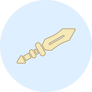 Çizgi film simgesinin vektör çizimi