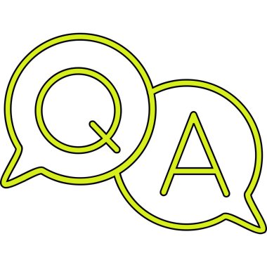 kelime sorulu konuşma balonu.