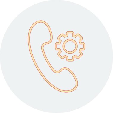 Çağrı. Web simgesi basit illüstrasyon