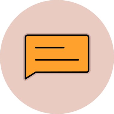 Metin simgesi ile Konuşma Baloncuğu