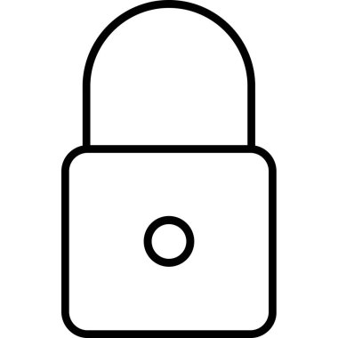 ikon vektör illüstrasyonunu kilitle