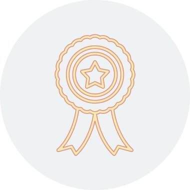 Ödül vektör simgesi modern basit vektör illüstrasyonu